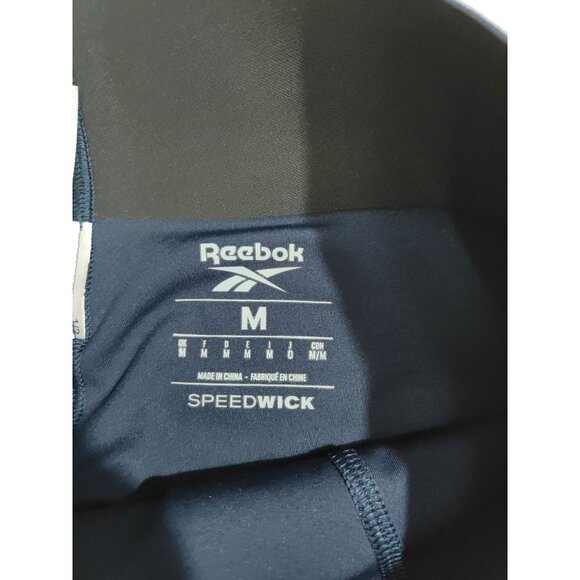 Reebok Men's Navy Speedwick Performance Leggings Size M - Picture 4 of 5
